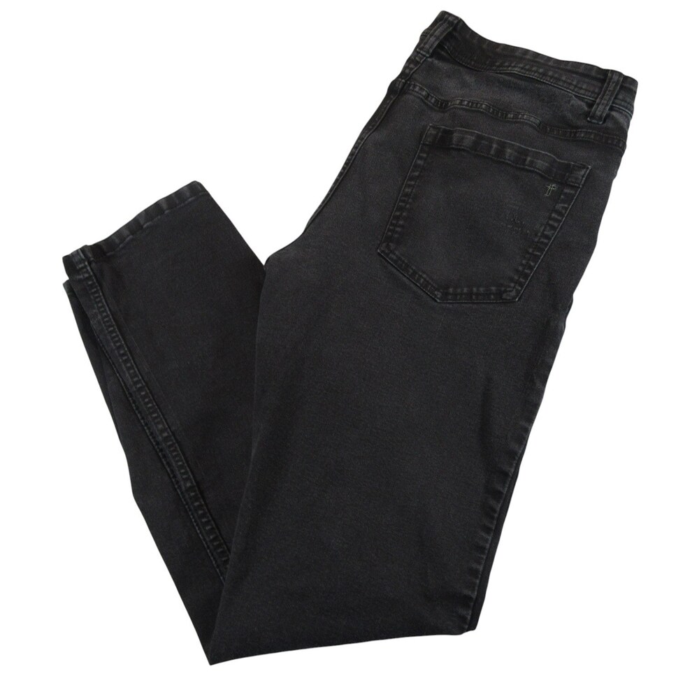The Perfect Jean Mens Jeans 36 x 32‎ Slim Fit Black Stretch Cotton Polyester